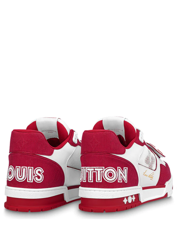 louis vuitton trainer MONOGRAM RED