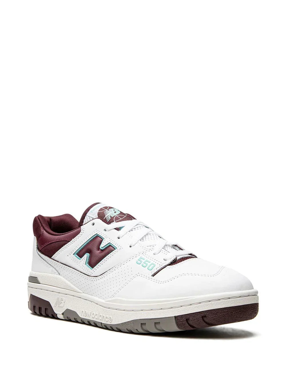 New Balance 550 White Burgendy