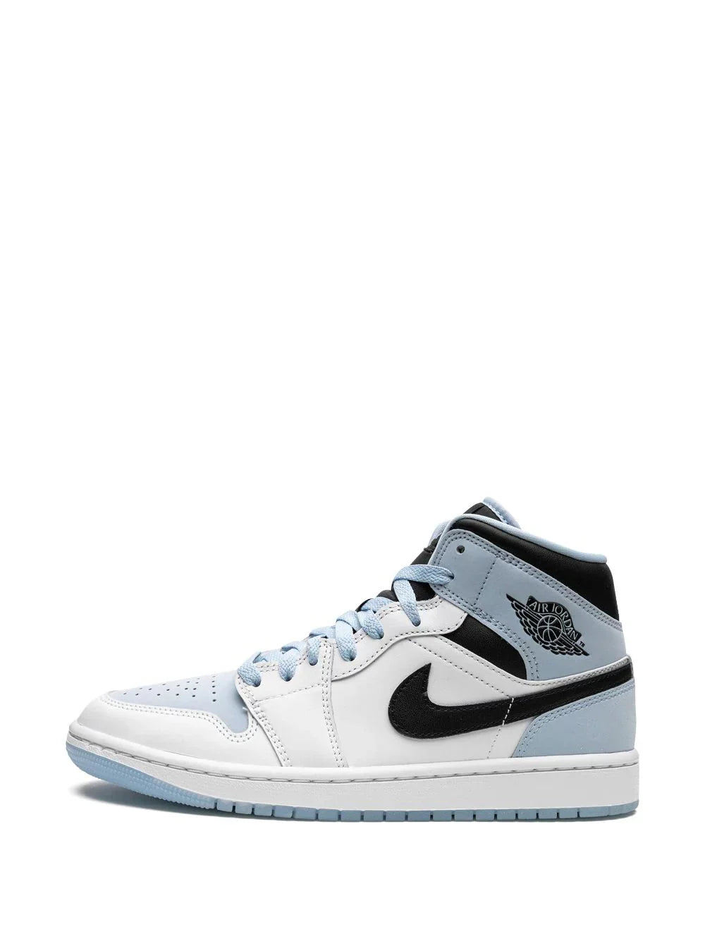 jordan retro 1 mid WHITE ICE BLUE
