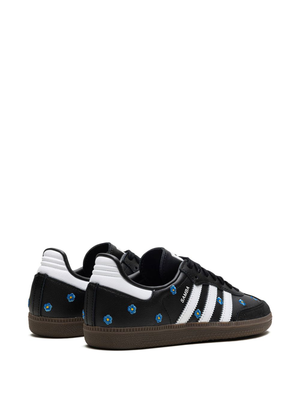 Adidass Originals Samba OG Sneakers Light Blue Floral Core Black