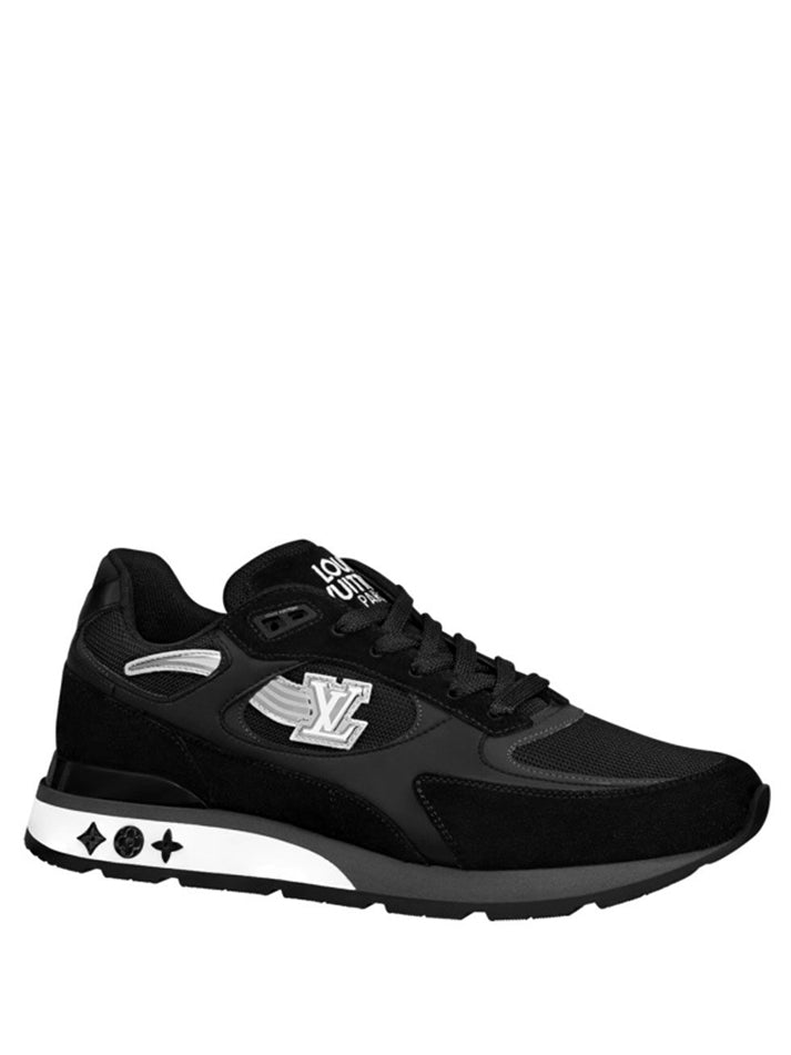 LOUISS VUITTION BLACK RUN AWAY SNEAKER