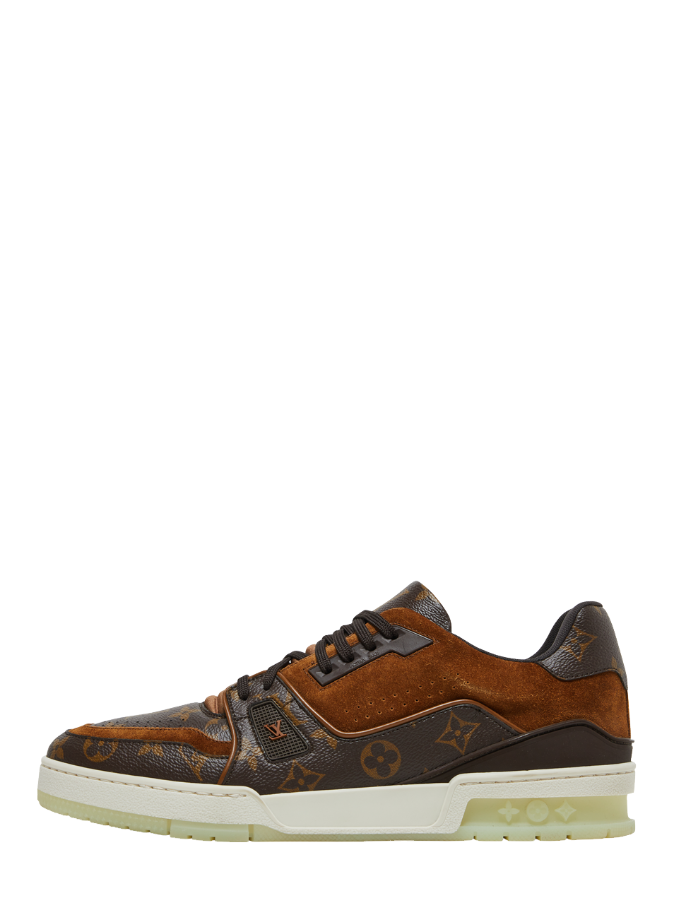 Louis Vuitton LV Trainer Monogram Canvas and suede Leather Brown