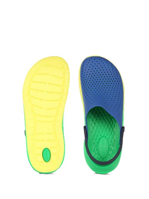 Crocs literide clogs sandal blue multis