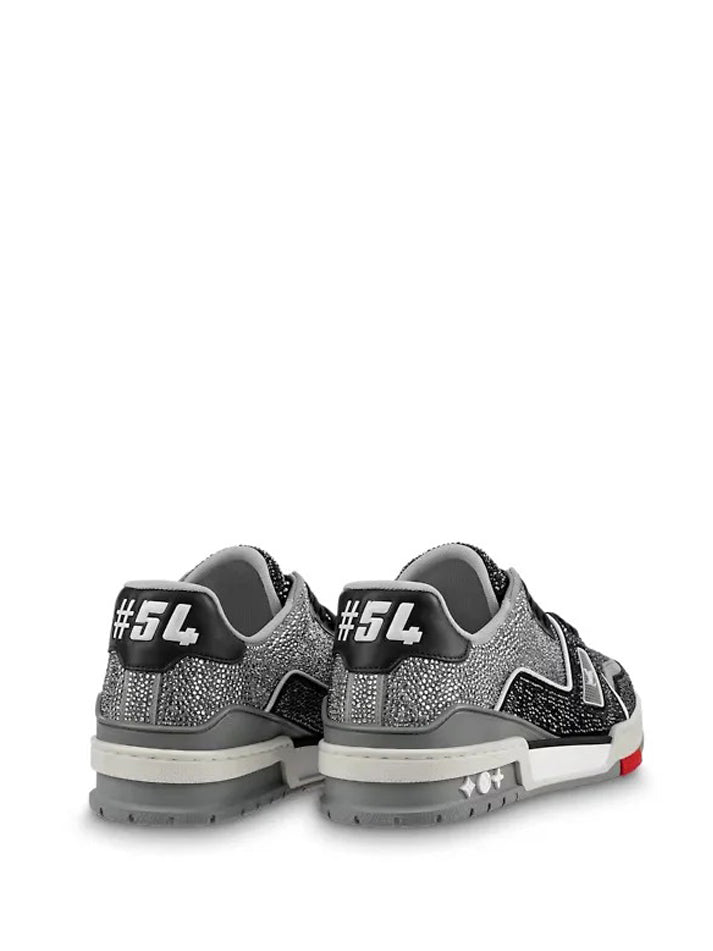 LOUISS VUITTION TRAINER CRYSTAL BLACK RED