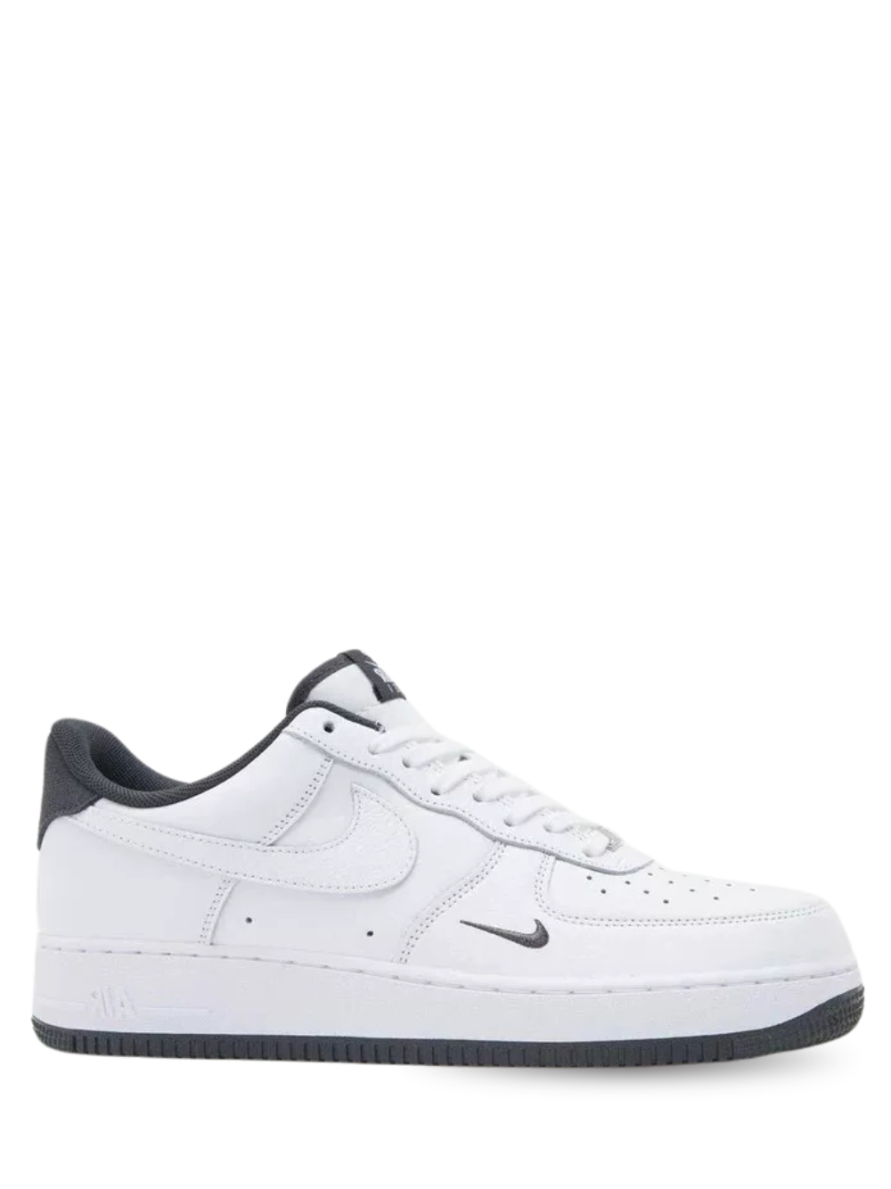 NIKEE AIRFORCE 1 WHITE BLACK MINI SWOOSH 2025