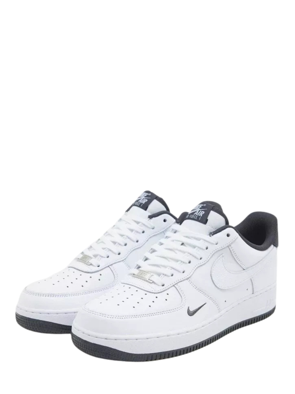 NIKEE AIRFORCE 1 WHITE BLACK MINI SWOOSH 2025