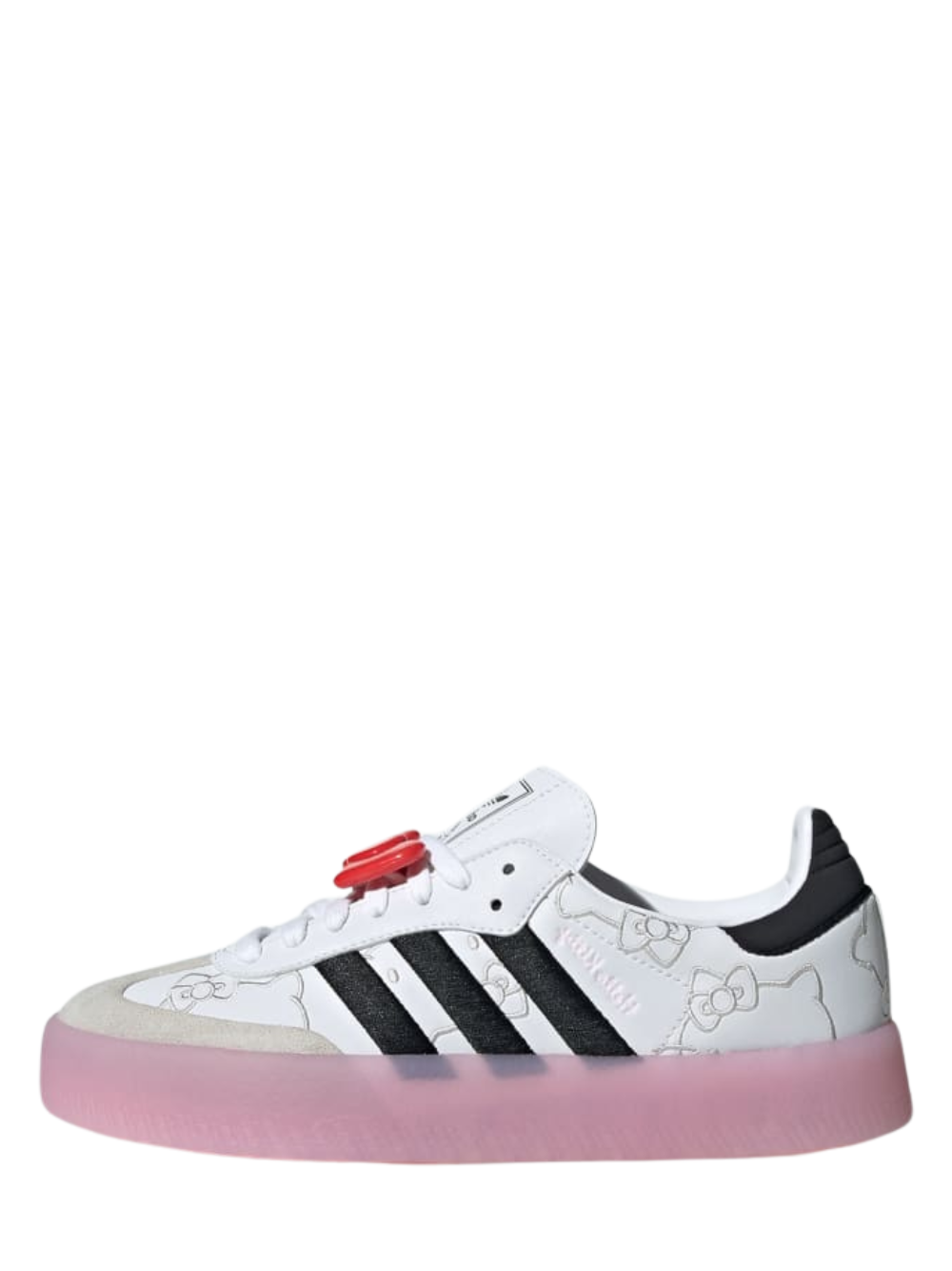 Adidass hello kitty x samba white black clear pink w