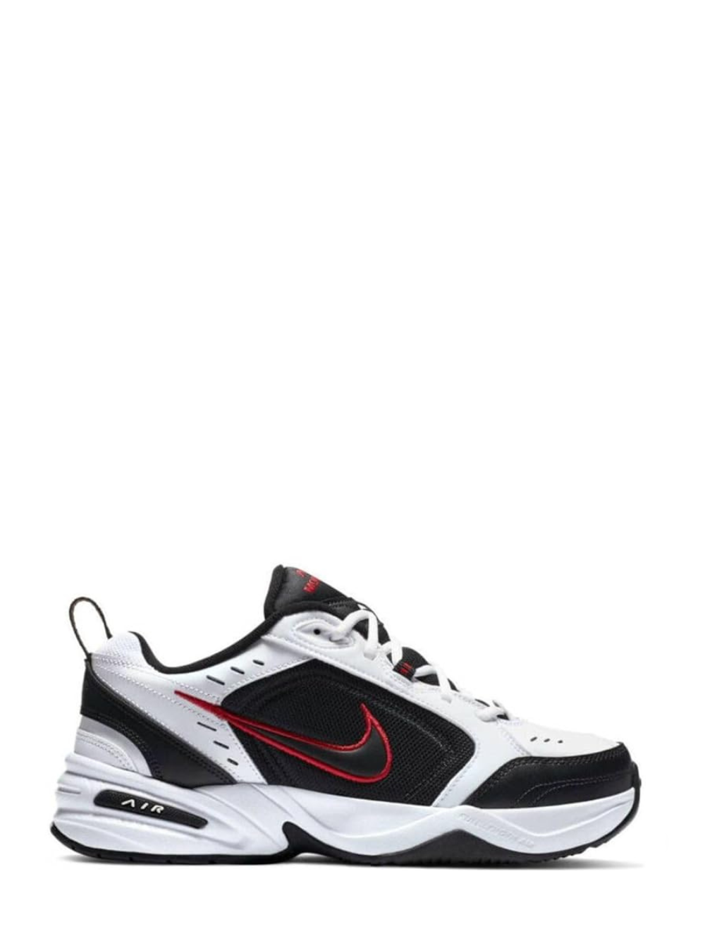 NikeAir Monarch IV Training Shoe White Black Varsity Red