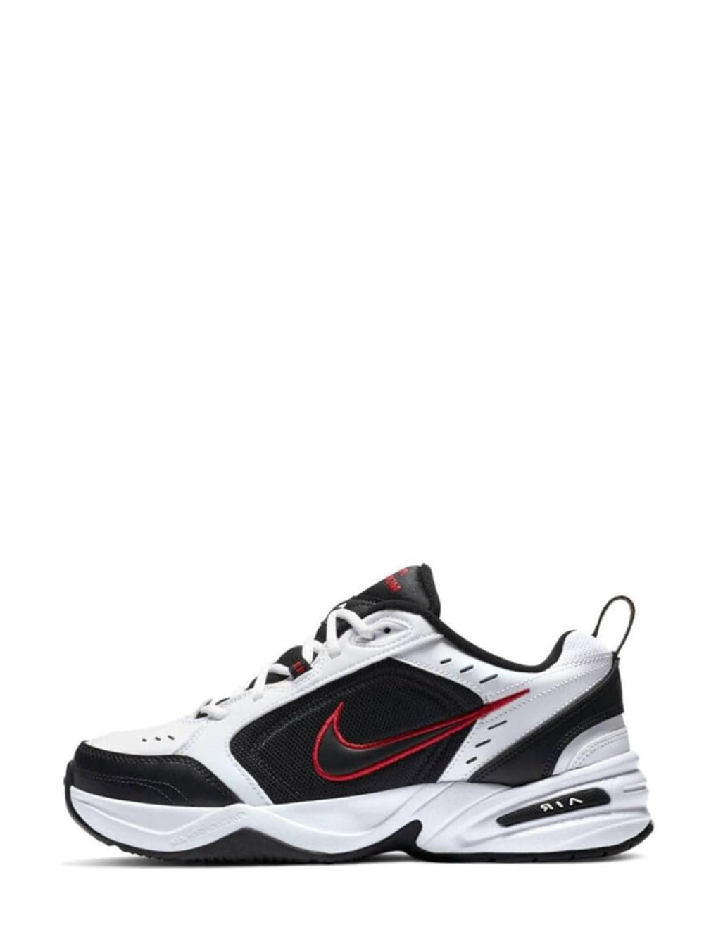 NikeAir Monarch IV Training Shoe White Black Varsity Red