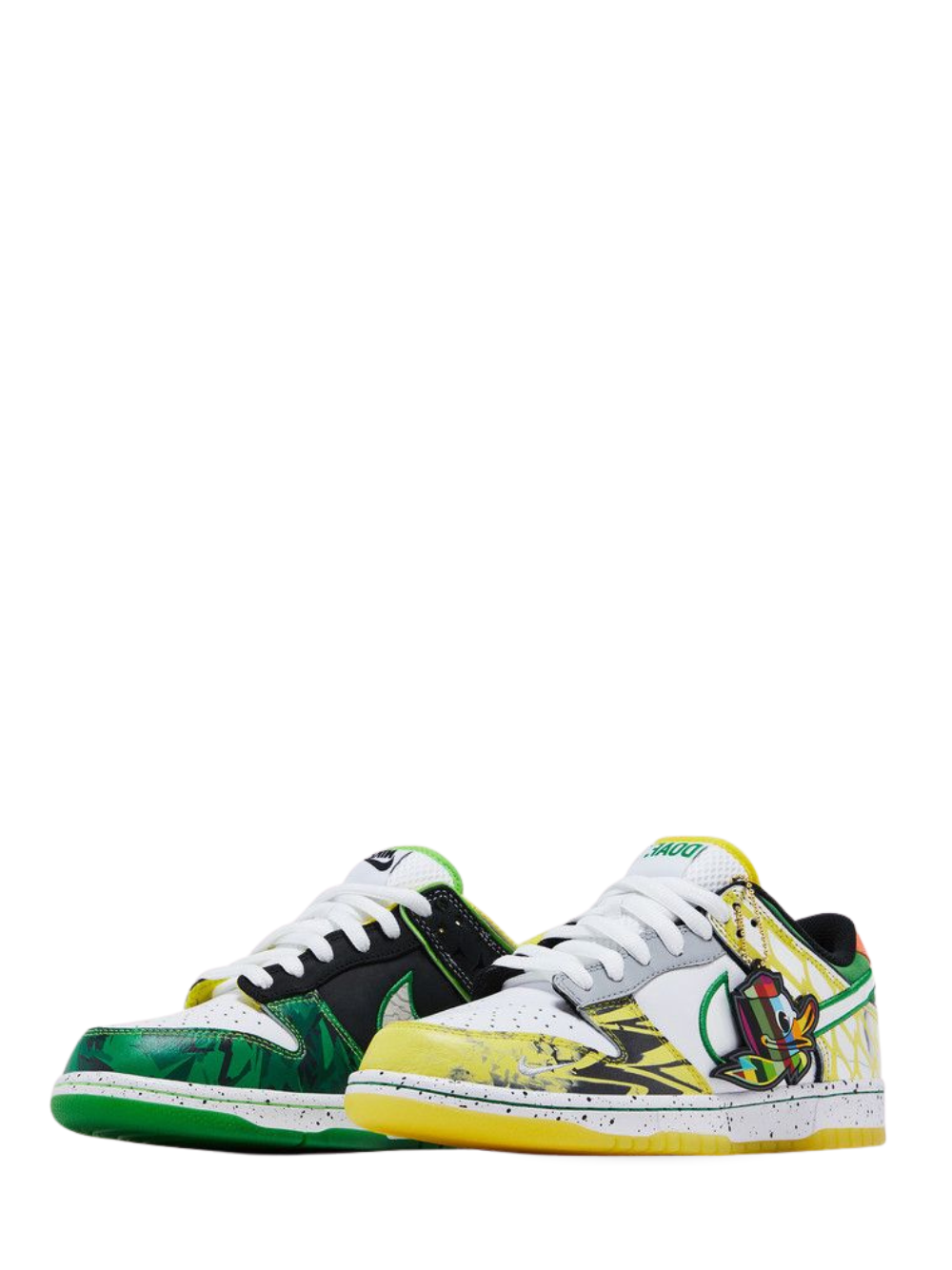 Nikee Dunk Low What The Duck Away University Of Oregon Pe Sneakers