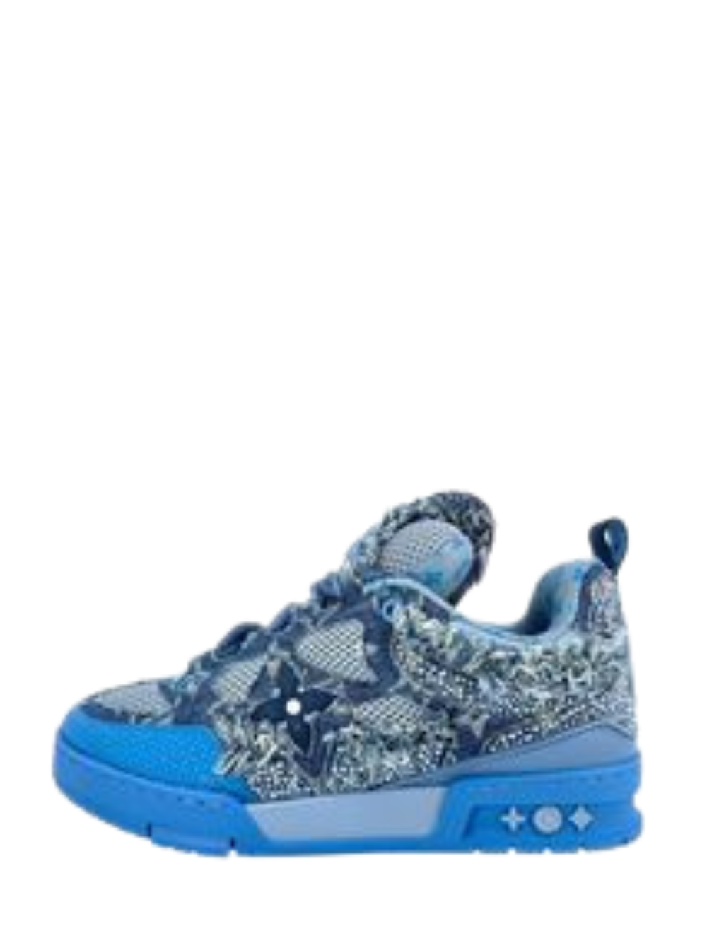 Louis Vuitton Skate Trainer Blue Monogram