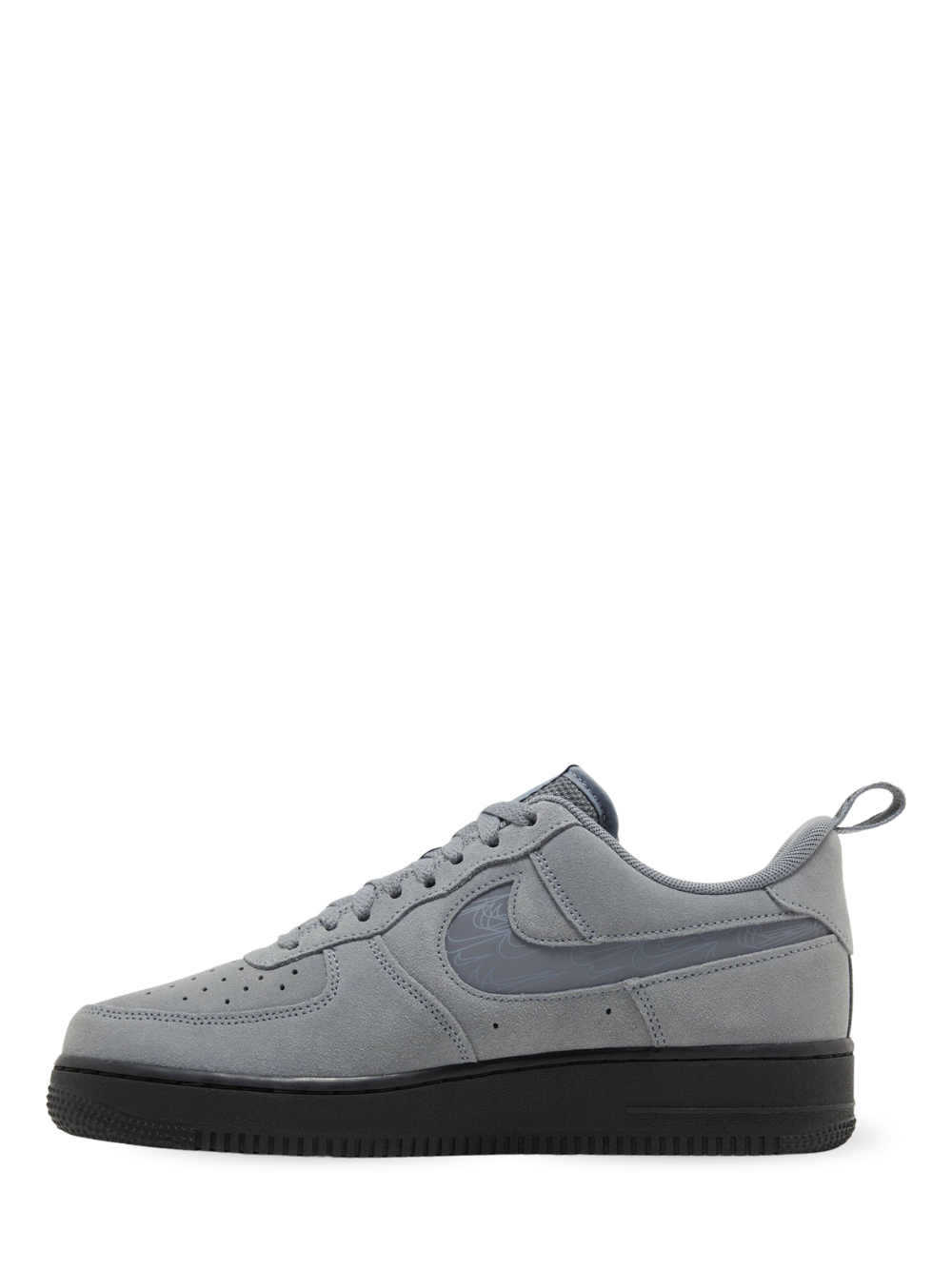 Nike Airforce 1 Low Reflective Swoosh Cool Grey