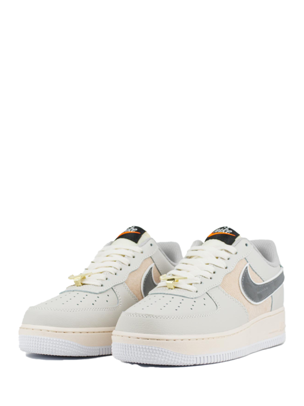 Nikee Airforce 1 Low Beige Reflective