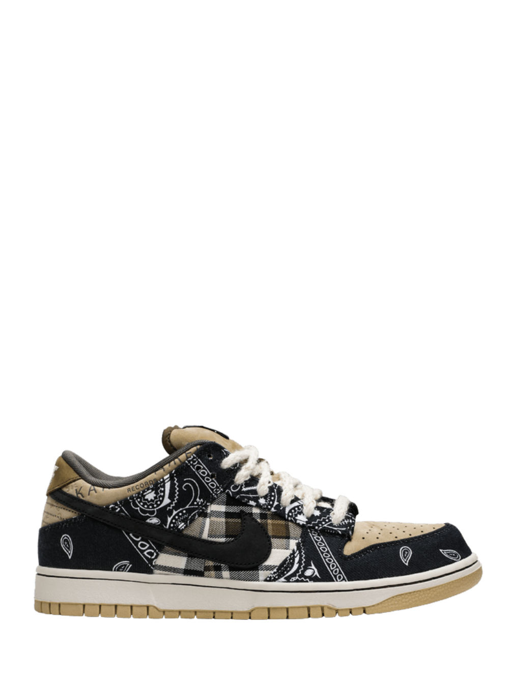 Nikee SB dunk X Travis Scott Bandana With OG Box