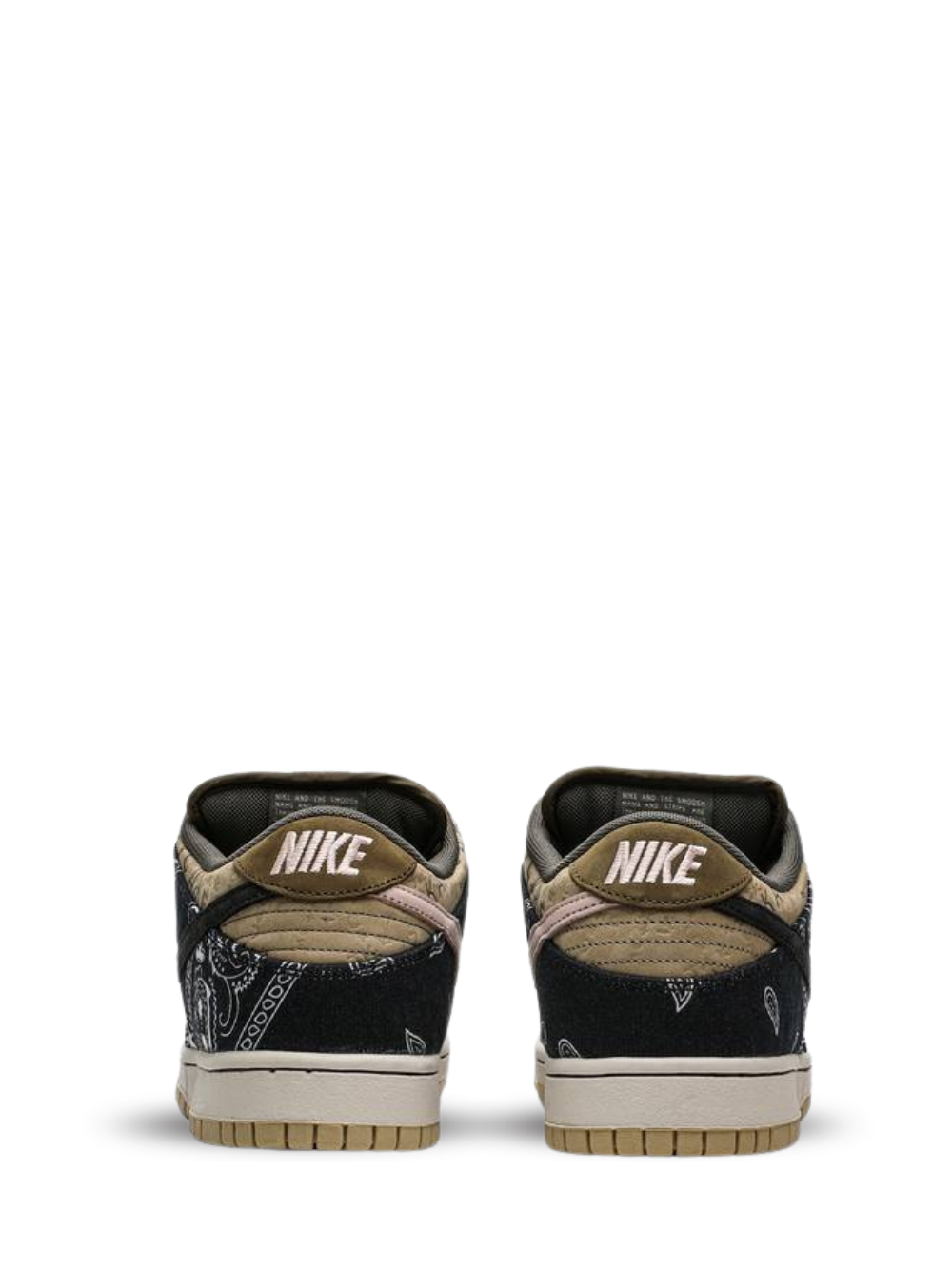 Nikee SB dunk X Travis Scott Bandana With OG Box