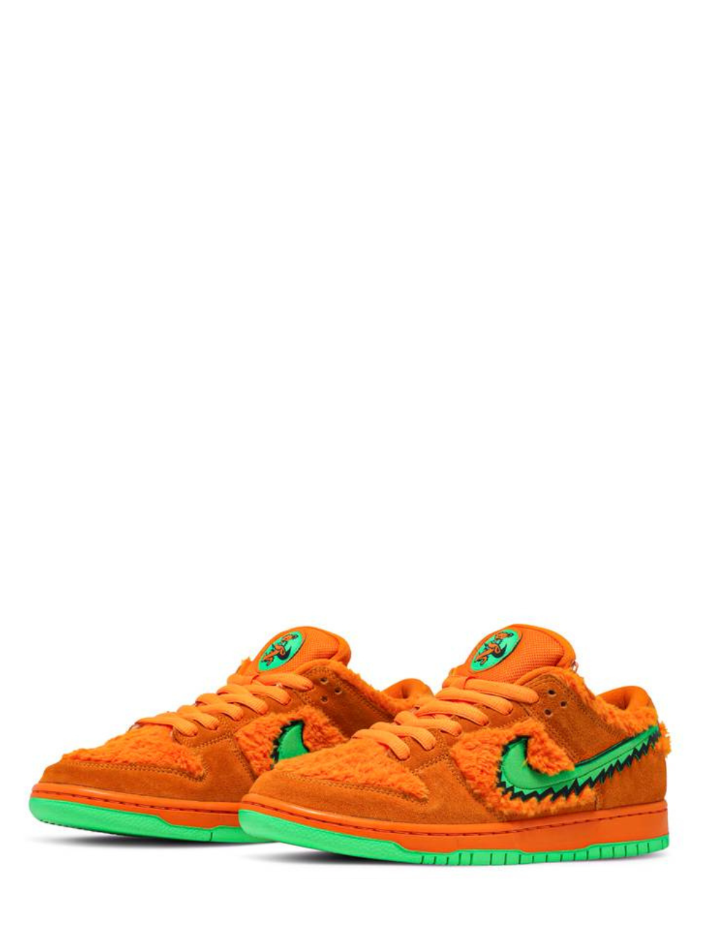 Nike Grateful Dead X Dunk Low SB Orange Bear Bright Ceramic Green
