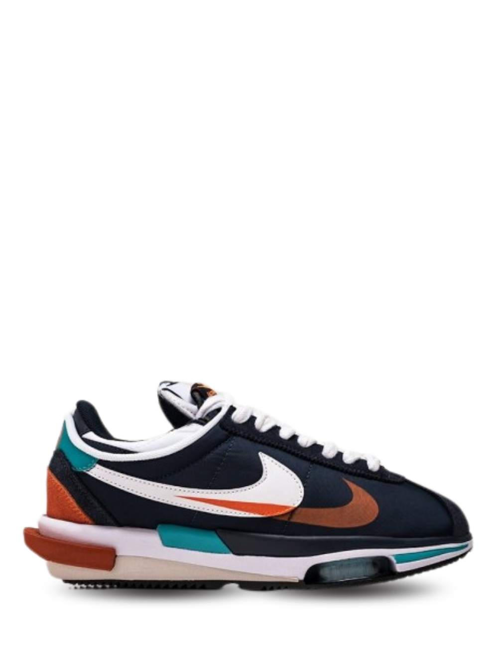 Nikee Cortez Sacai 4 0 NAVY BLUE ORANGE