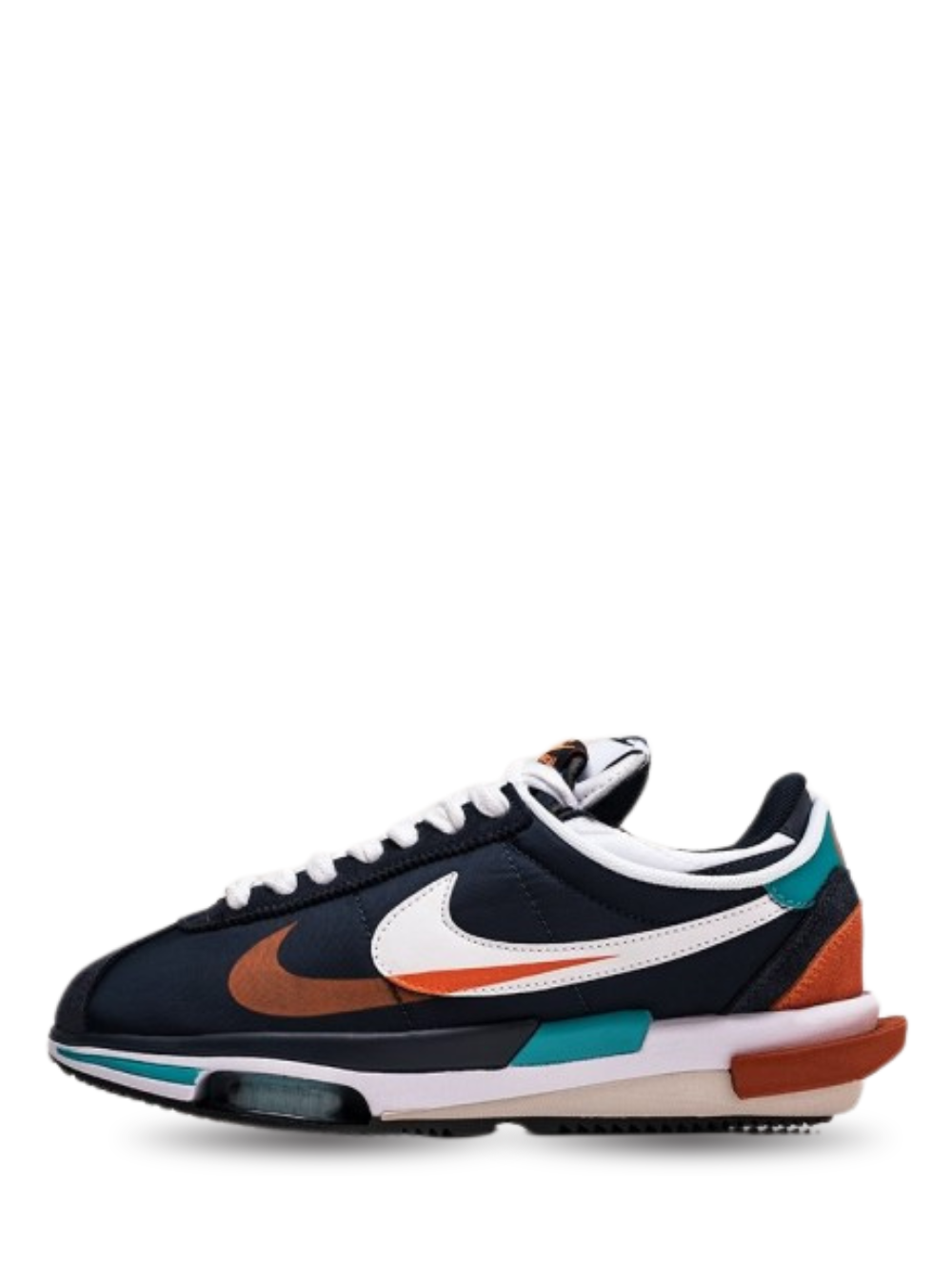 Nikee Cortez Sacai 4 0 NAVY BLUE ORANGE