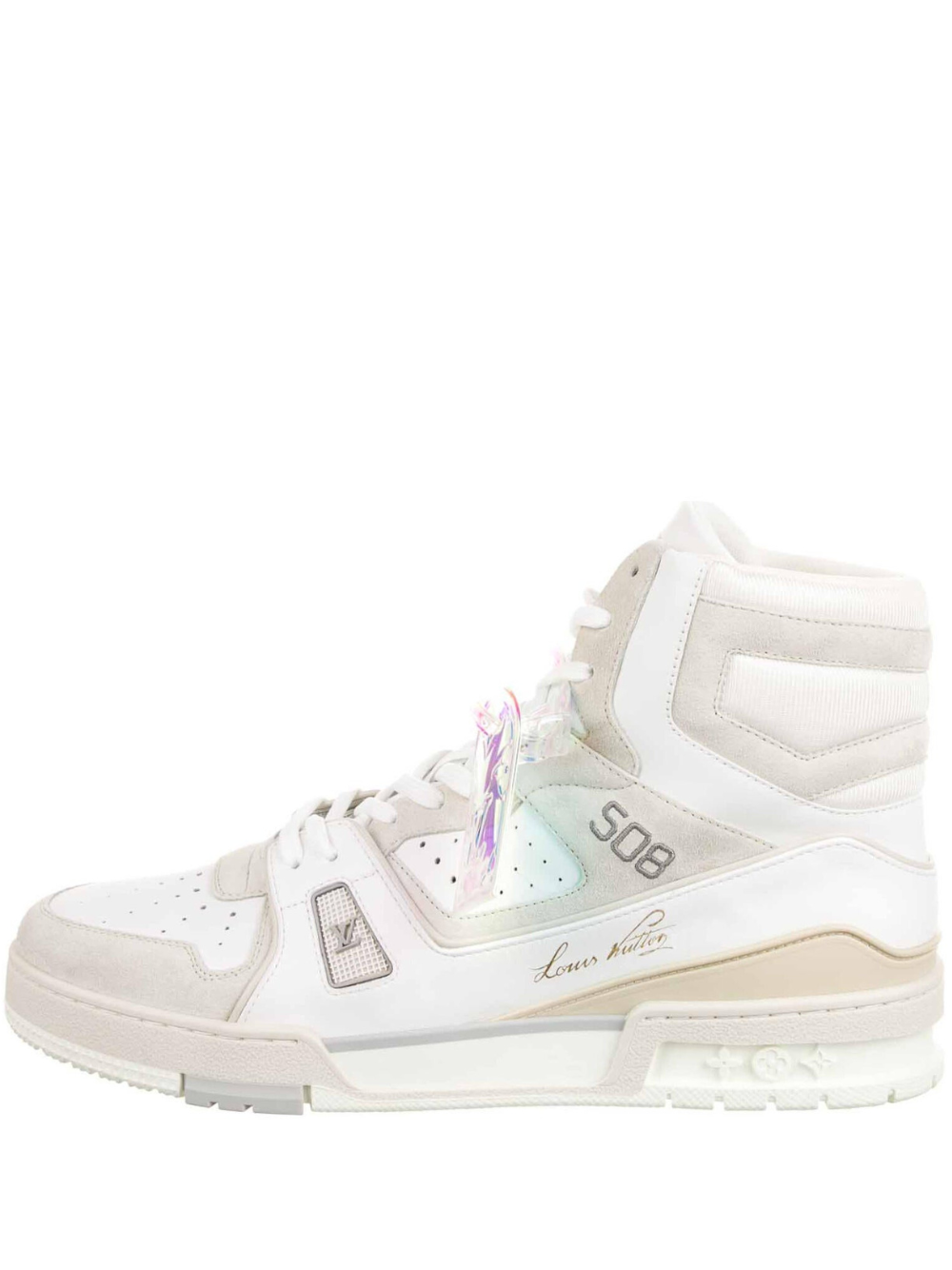 Louiss Vuitton trainer boots White