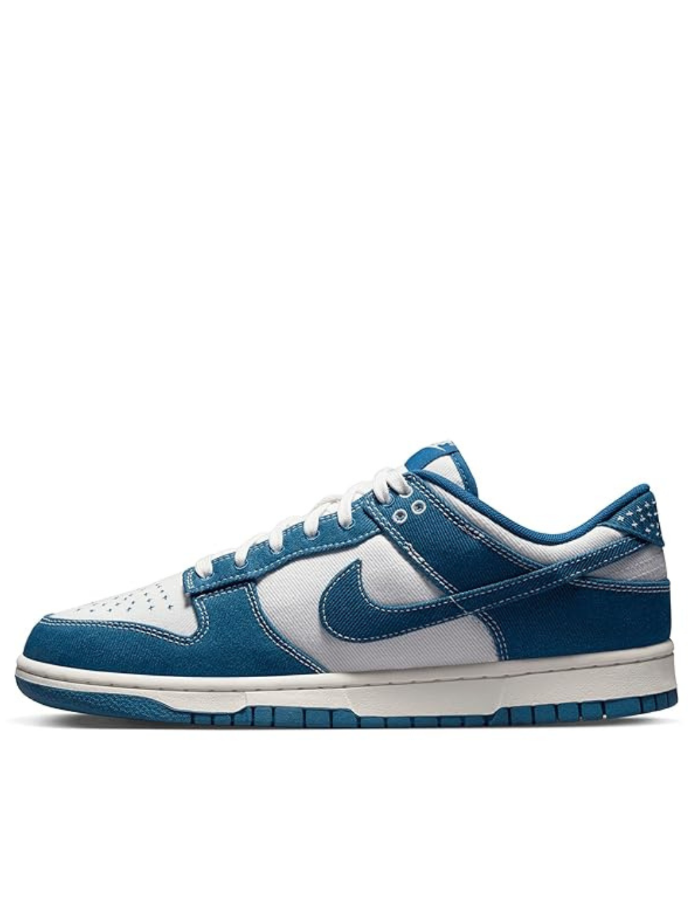 Nikee Dunk Low Sashiko Industrial Blue