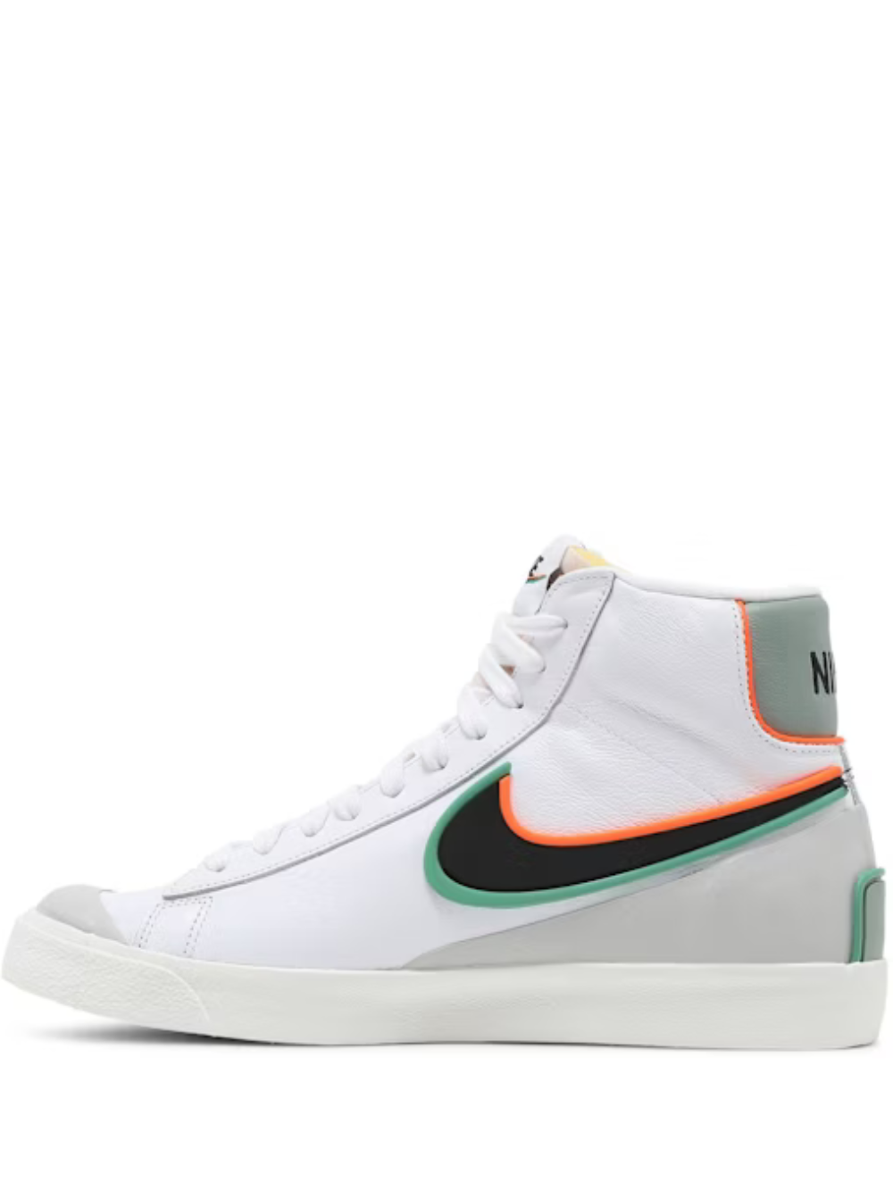 blazer mid 77 infinite white roma green