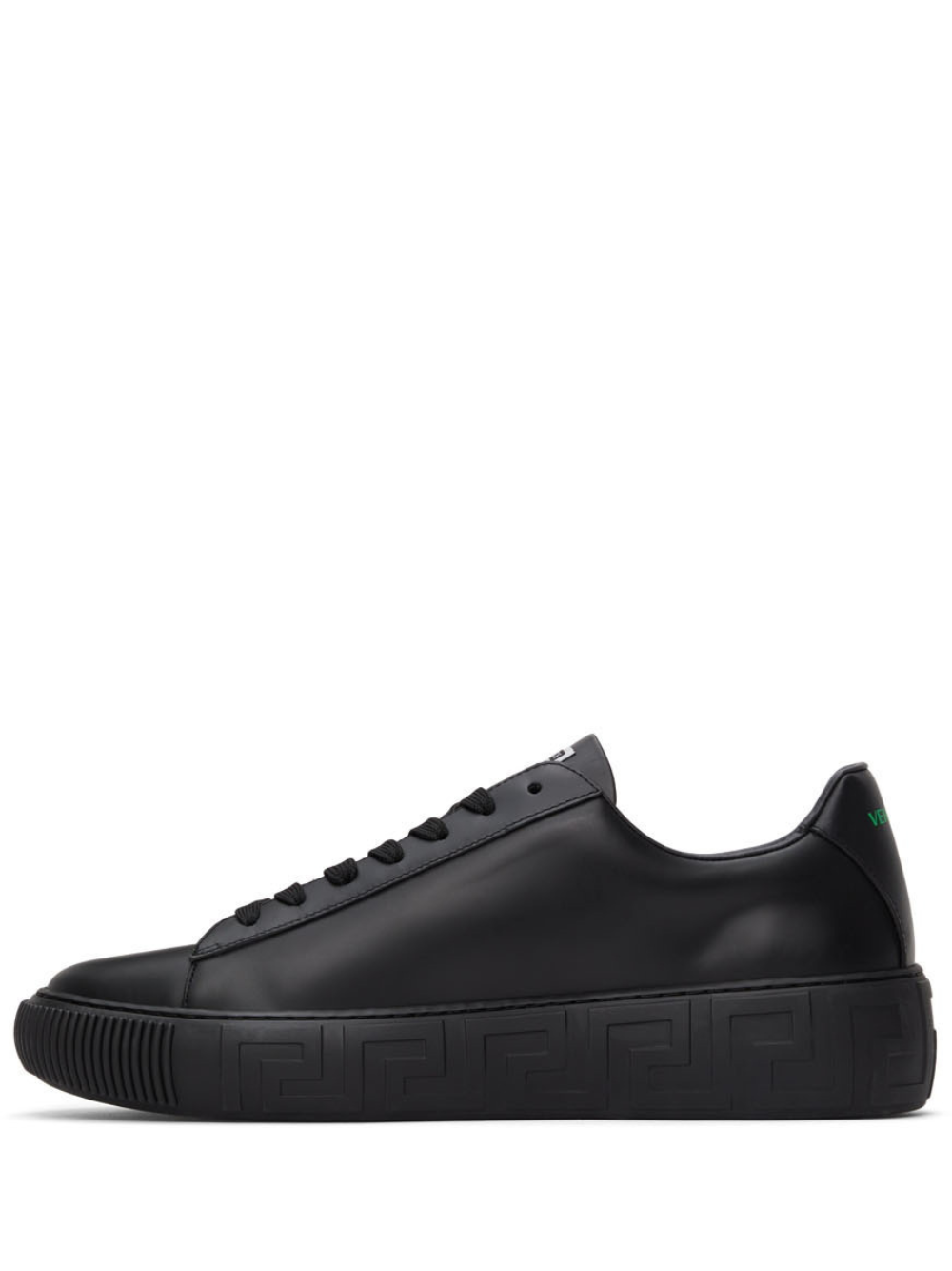 ...Versace Greca Medusa Smile Leather Sneakers