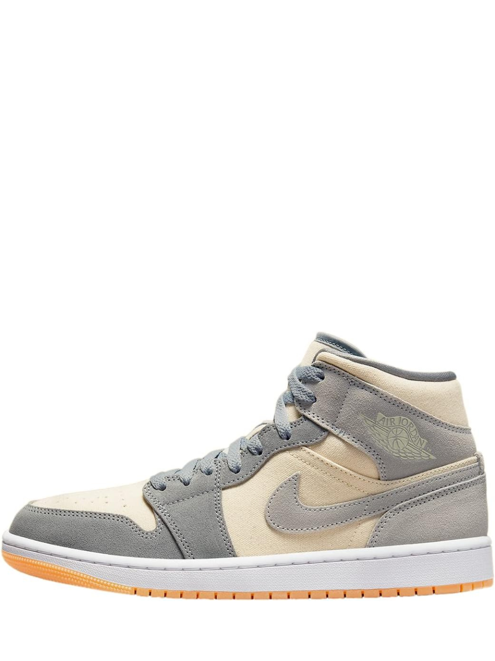 Air Jordan 1 Mid Coconut Milk Particle Grey