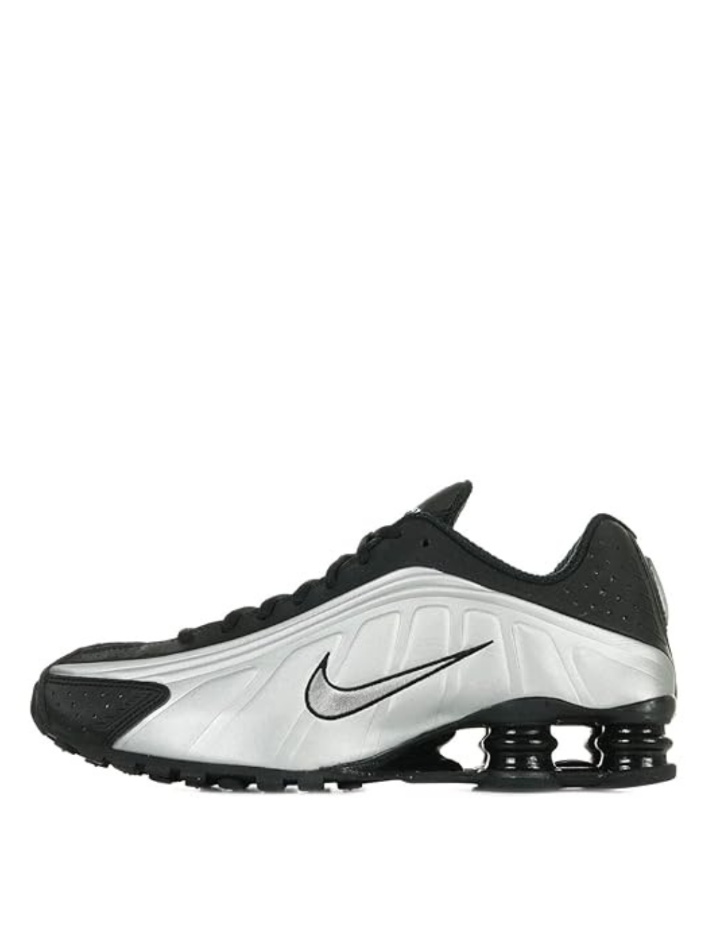 Nikee shox r4 preto prata