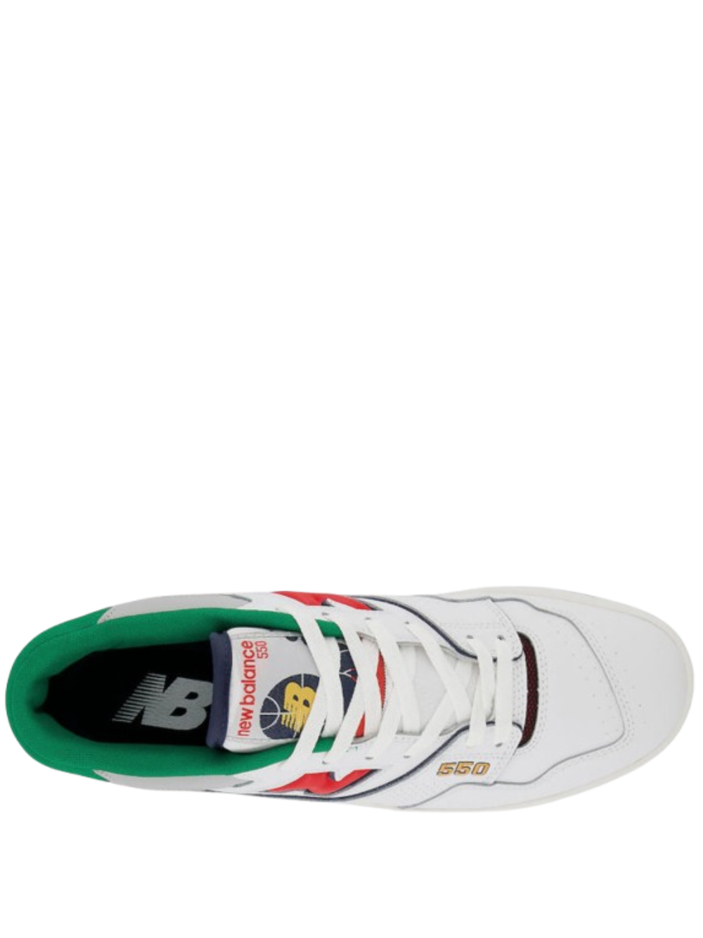 New Balance 550 White MULTI COLORIZED COURT