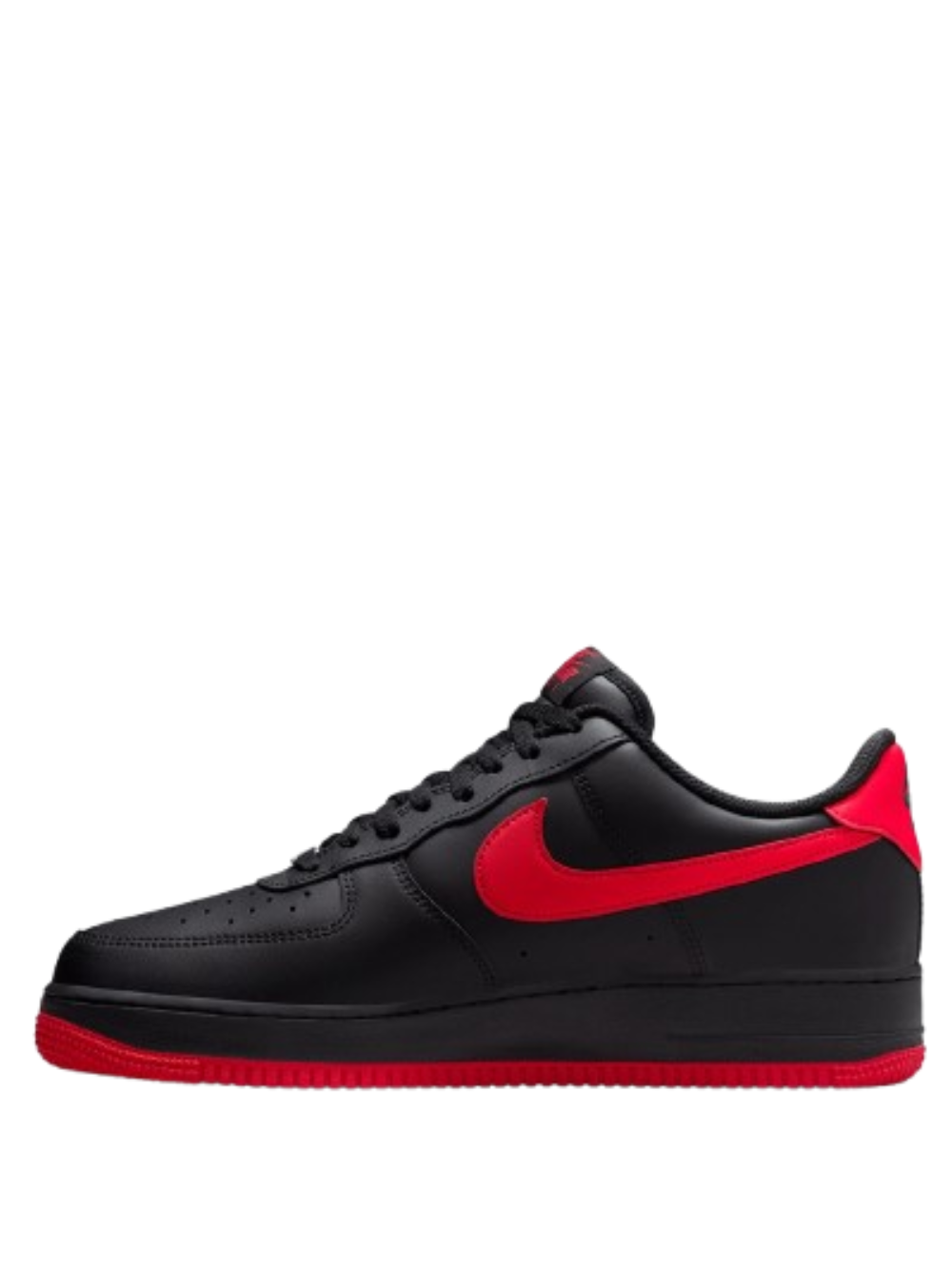 NIKEE AIRFORCE 1 07 UNIVERSITY RED BLACK