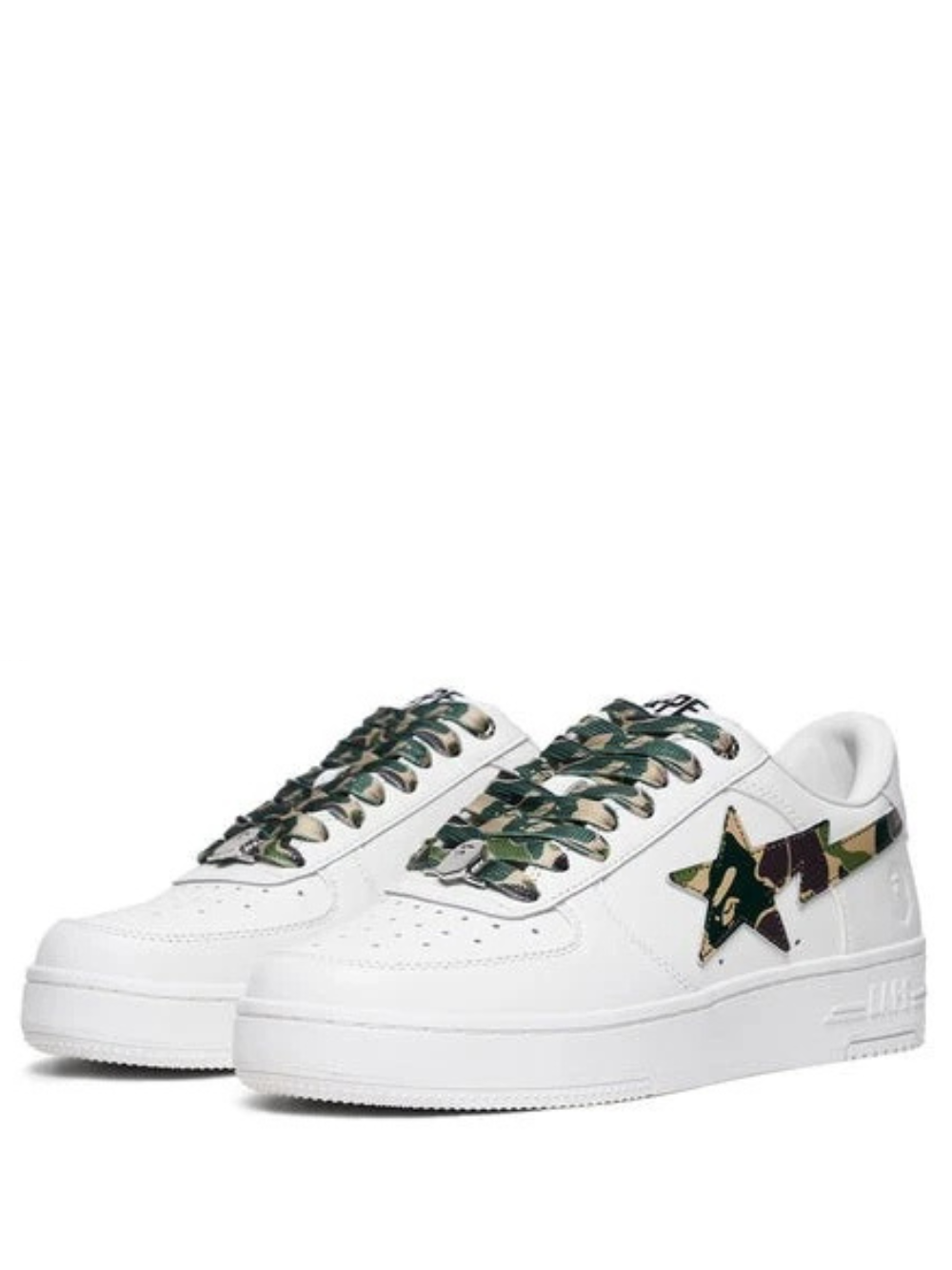 A Bathing Ape Bape STA Low Camo Green