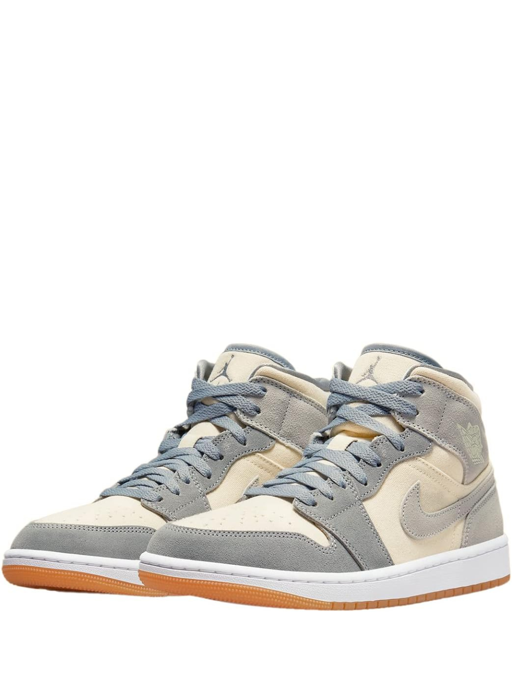 Air Jordan 1 Mid Coconut Milk Particle Grey