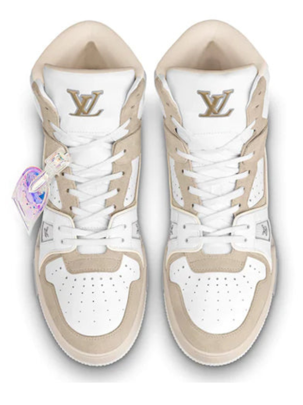 Louiss Vuitton trainer boots White
