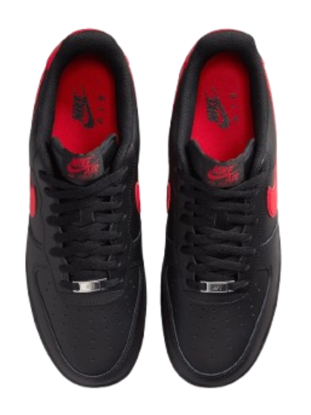 NIKEE AIRFORCE 1 07 UNIVERSITY RED BLACK