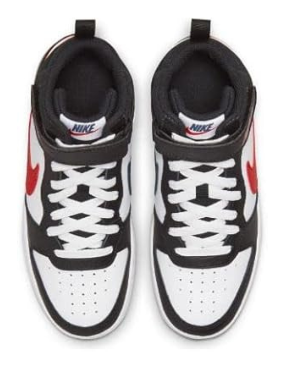 Nikee Court borough mid 2 white black university red