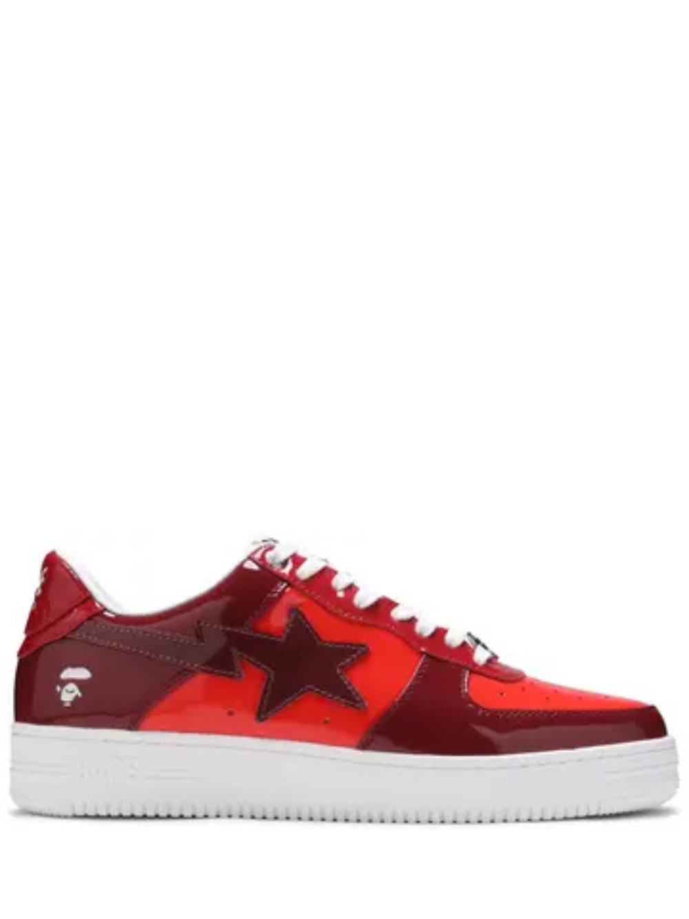 A Bathing Ape Bape Sta Low Brown Orange