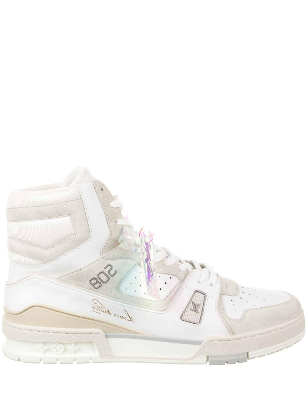 Louiss Vuitton trainer boots White