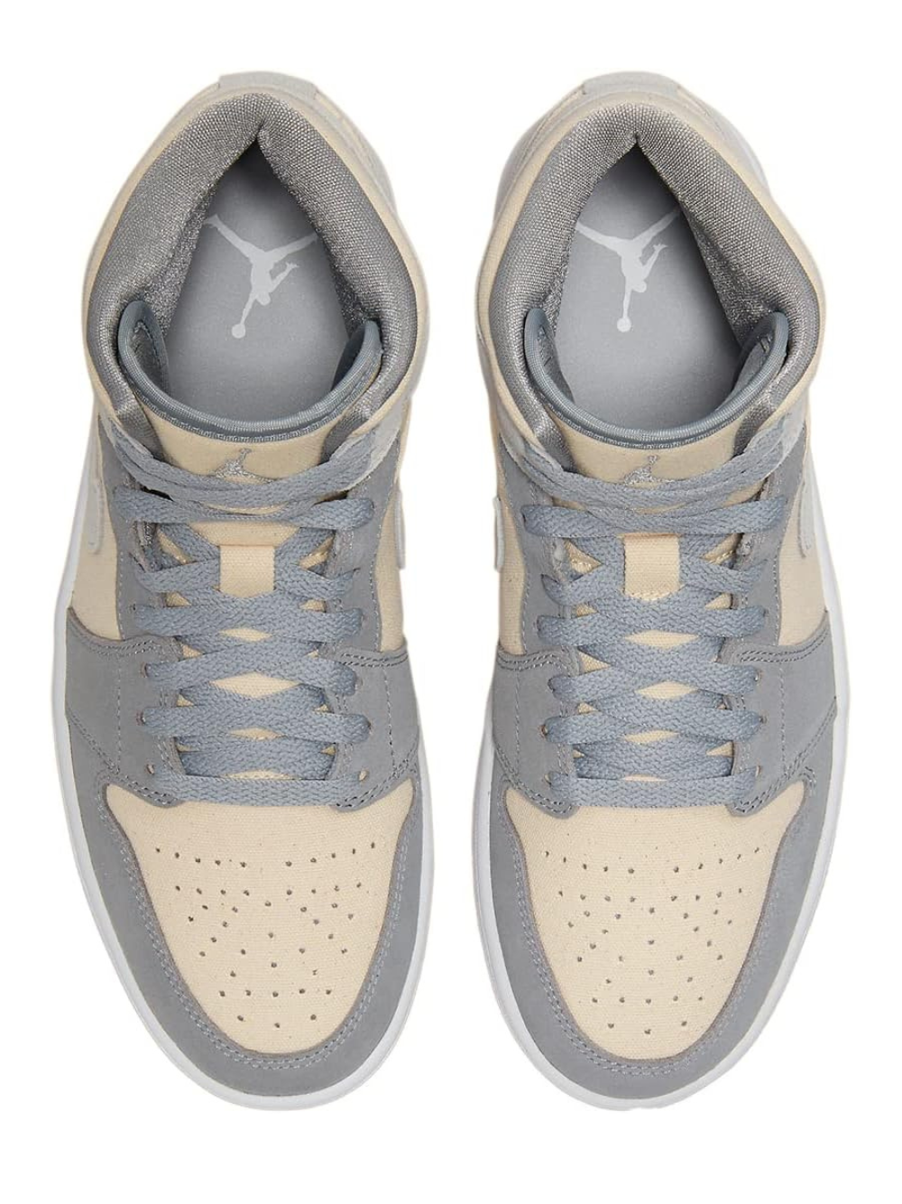 Air Jordan 1 Mid Coconut Milk Particle Grey