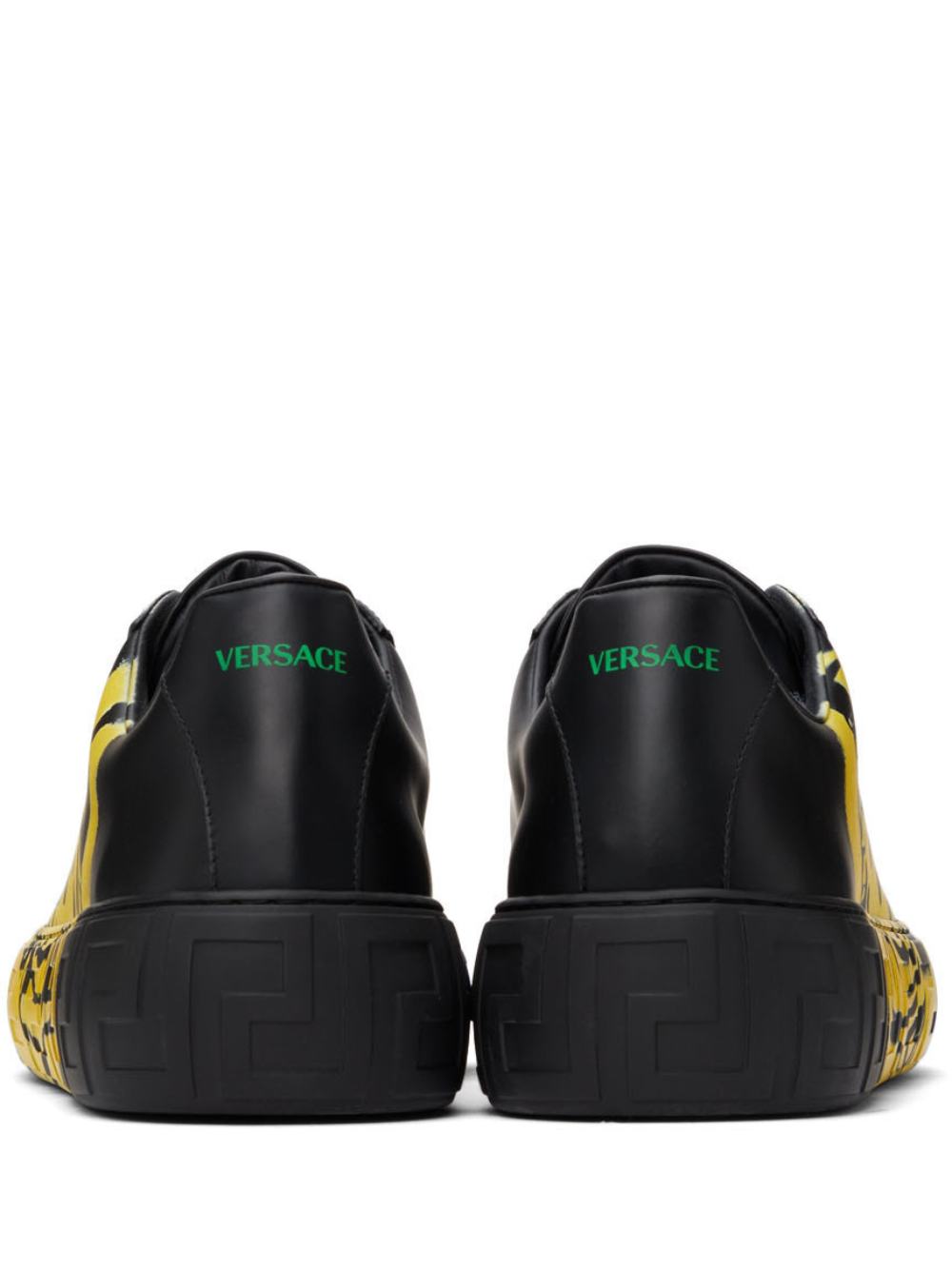 ...Versace Greca Medusa Smile Leather Sneakers