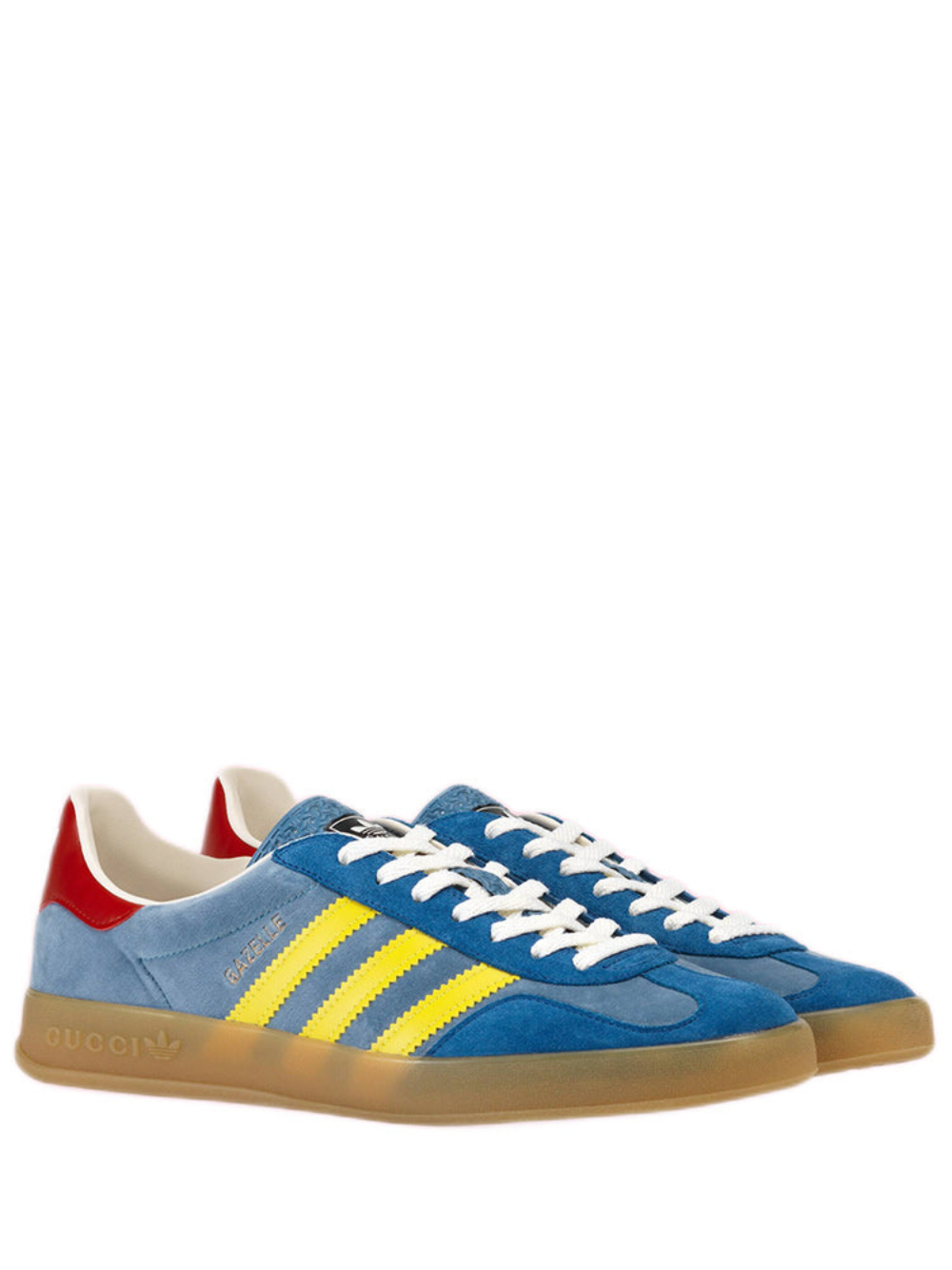 Adidas X Gucci Gazelle Light Blue Yellow