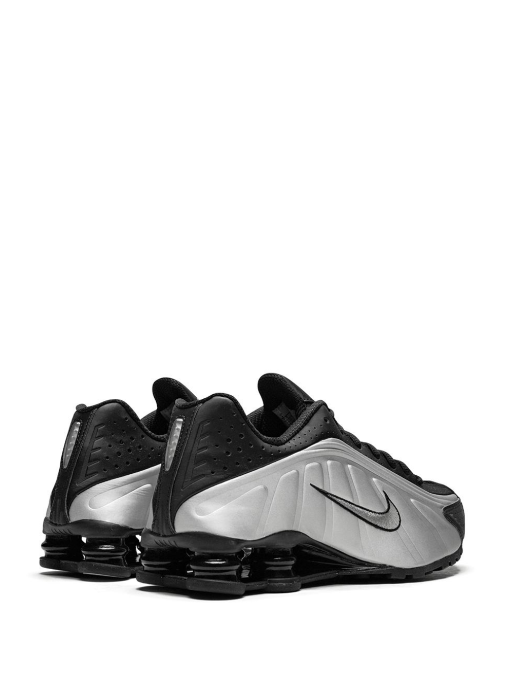 Nikee shox r4 preto prata