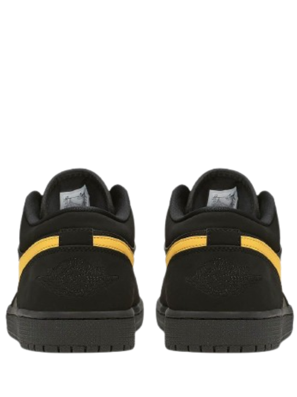 air jordan 1 low black yellow
