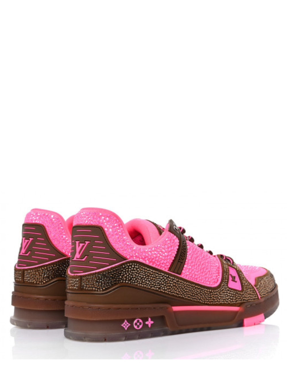 Louis Vuitton Crystal Diamond Pink Sneaker