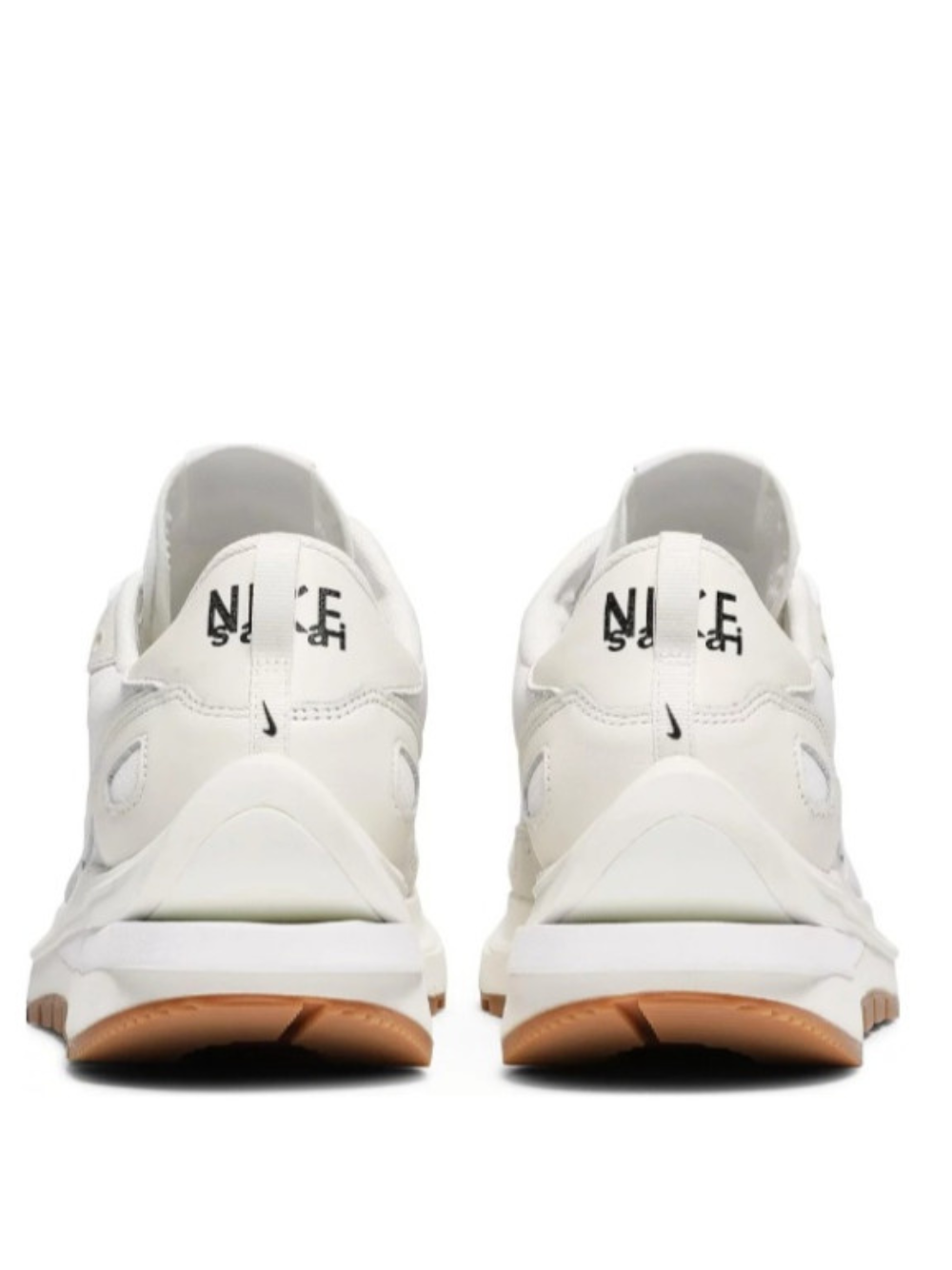 Nikee Sacai Vaporwaffle White Sail Gum