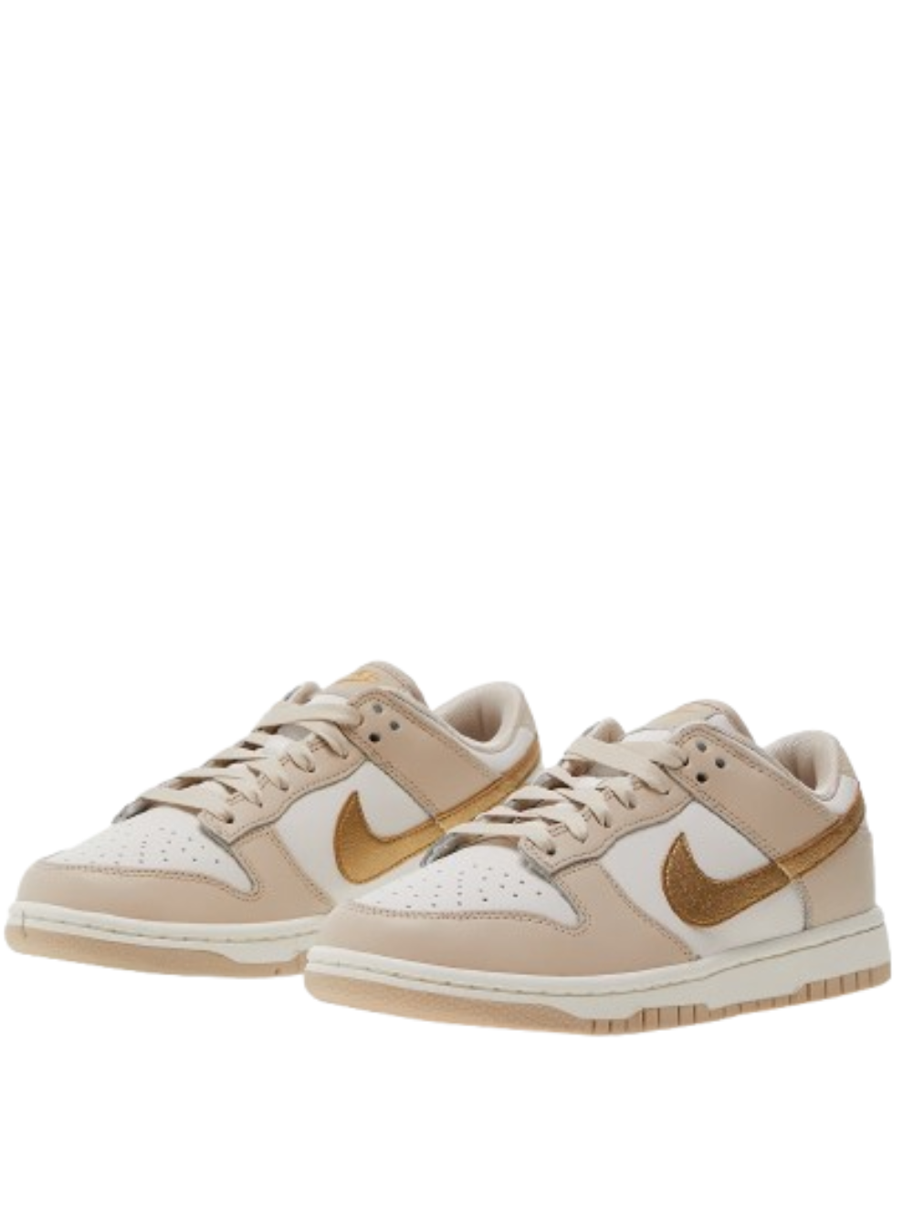 Nikee Dunk Low Phantom Metallic Gold