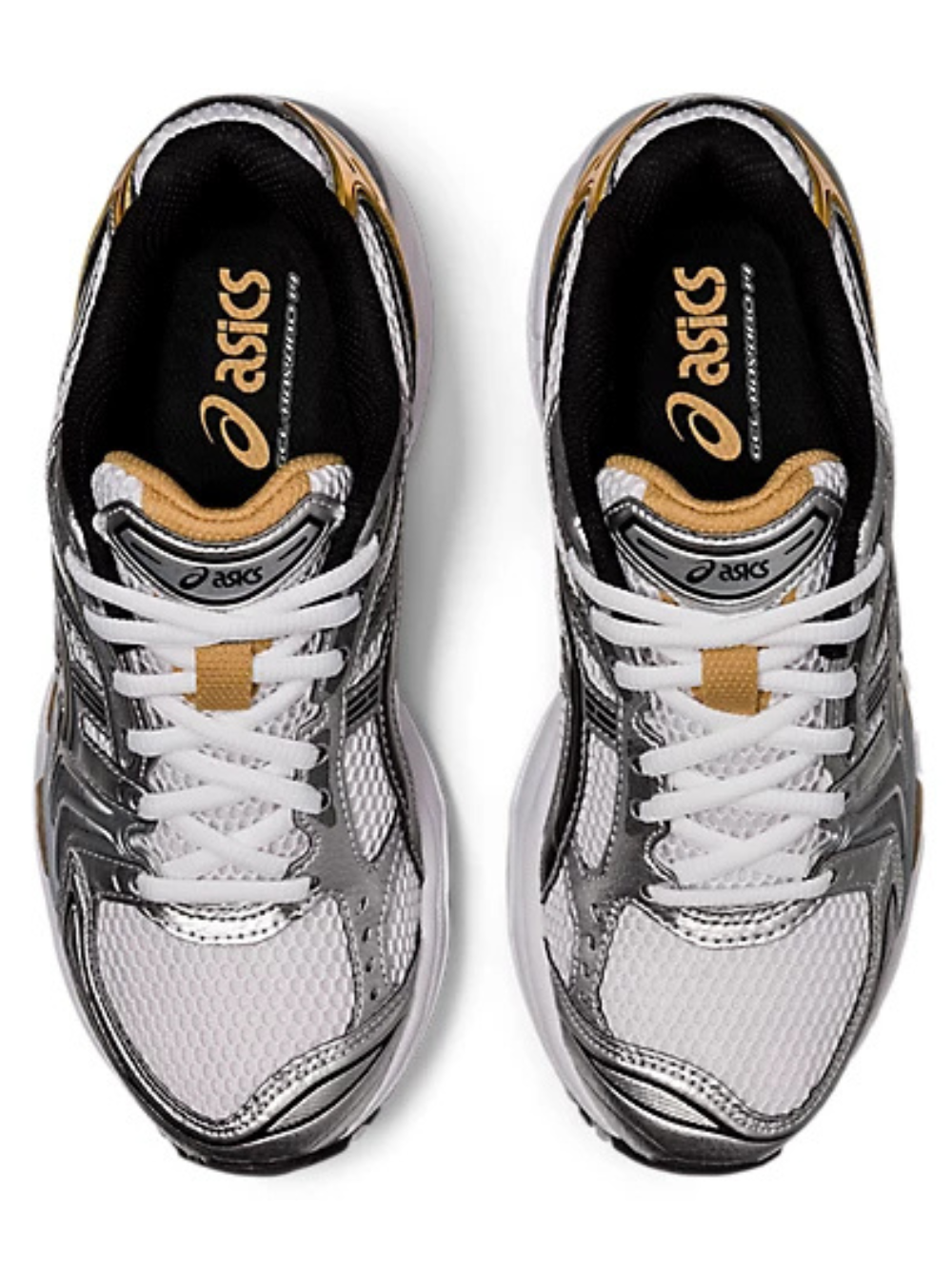 Asicss gel kayano 14 grey gold running shoes