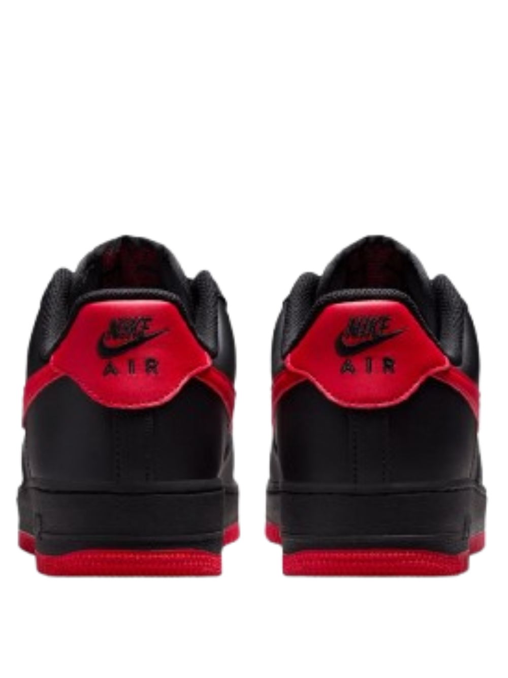 NIKEE AIRFORCE 1 07 UNIVERSITY RED BLACK