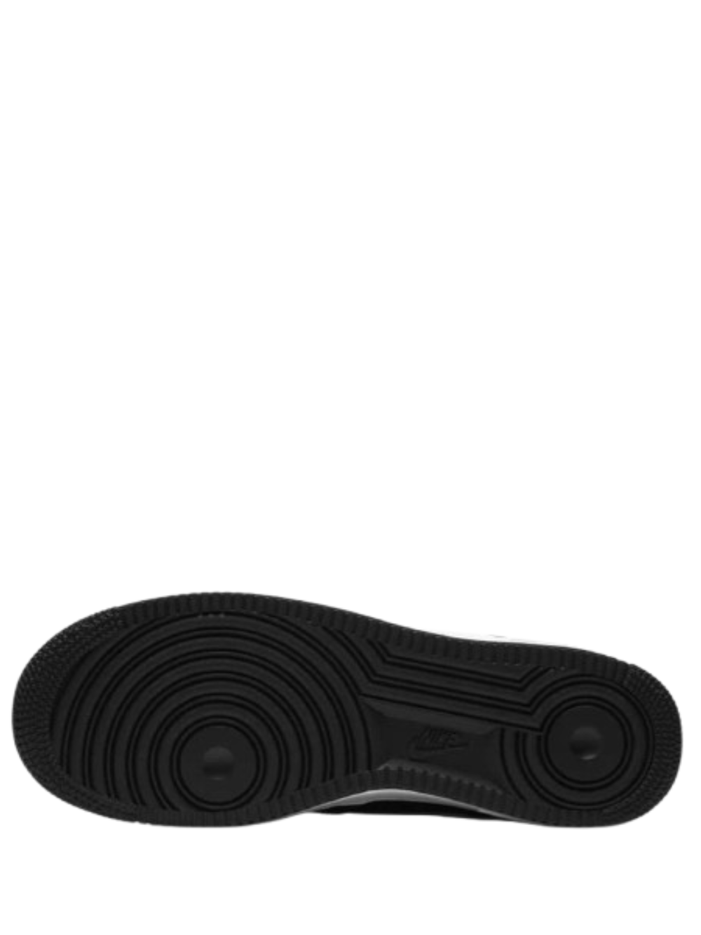 nikee Airforce 1 low double mini swooshes black white