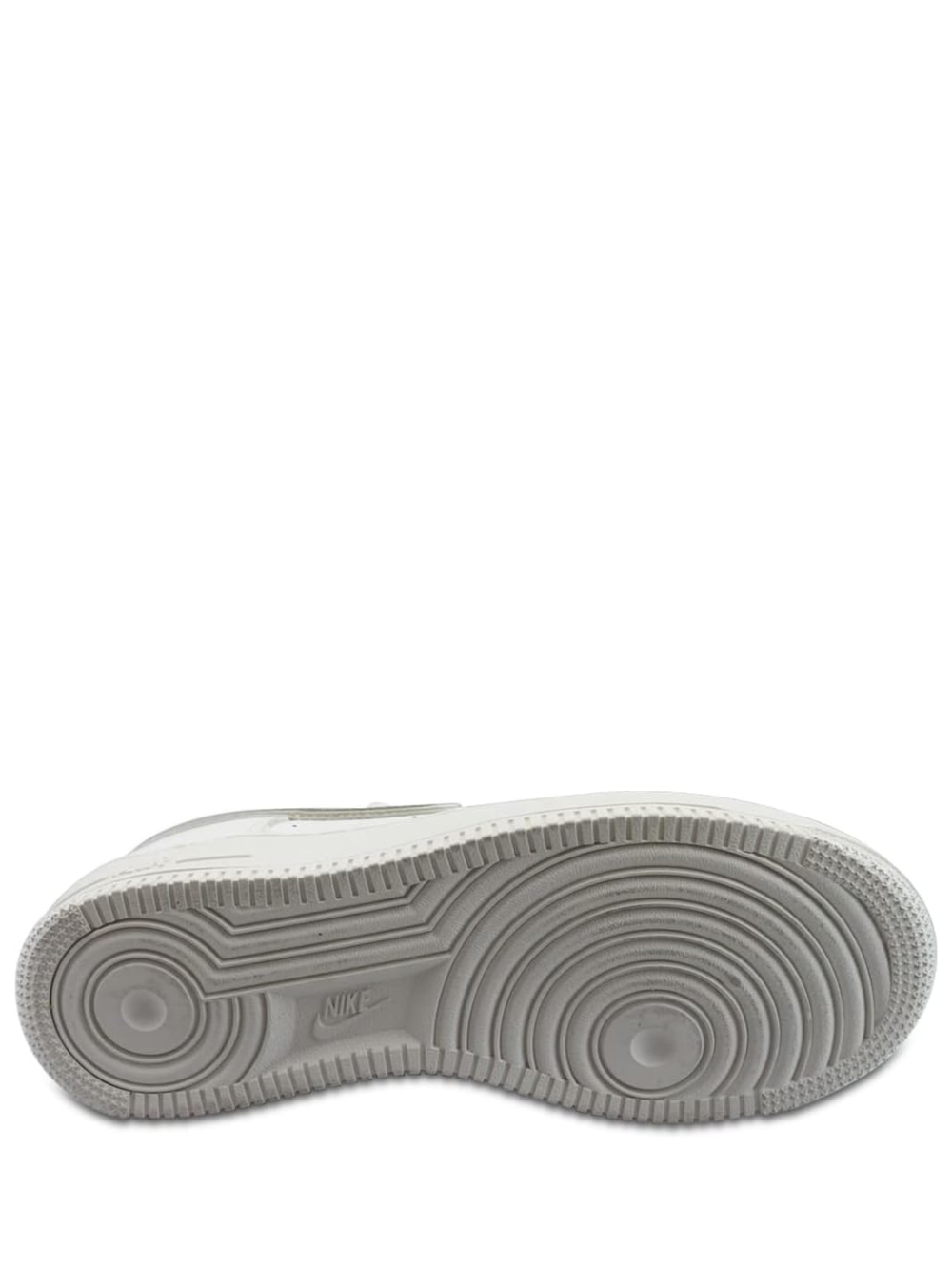 Nikee airforce 1 low double swoosh silver gold