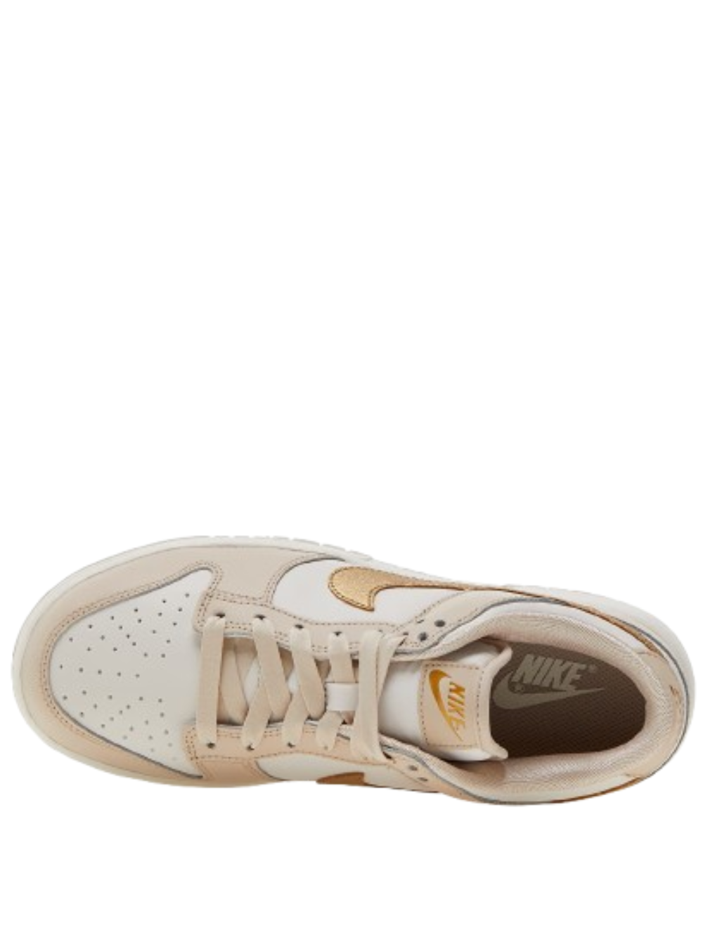 Nikee Dunk Low Phantom Metallic Gold